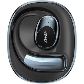 Zihnic S09A Wireless 4-mode ترجمة الأذن-ترجمة اللغة في الوقت الفعلي ، خطافات أذن مريحة ، IPX5 مقاومة للماء ، متوافقة مع الهاتف ، Android Phone-Black