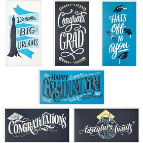 Hallmark Graduation Money Holders or Gift Card Holders Assortment with Envelopes, Hats Off (36 Cards and Envelopes) in Kuwait