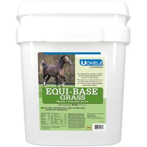 Uckele بواسطة Smartequine Equibase Grass Cights | الفيتامينات والمعادن الحصان | علف الموازن | الخيول في الضوء إلى معتدلة العمل | 15 رطل دلو