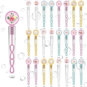 24 PCS Teapots Party Bubble Wands ، 8 Designs Bubbles Stick Bulk for Activity Daily -Advice Celebration Birthday Defrening Bubbles Party Party Favors Suppors