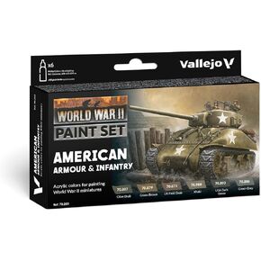 Vallejo Model Color WWII Soviet Armour & Infantry, 0.57 Fl Oz (Pack of 6)