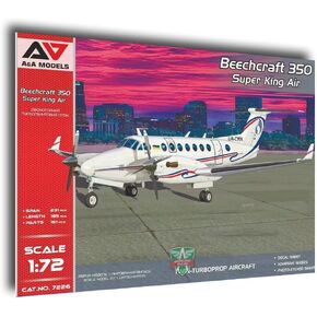 نماذج AA 7226 - 1/72 - Beechcraft 350 "King Air Scale Plastic Model Kit