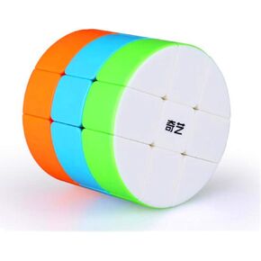 cuberspeed Cylinder 3x3 stickerless Speed Cube 3x3x3 Barrel Cube Round Column Speed Cube Creative Puzzle Cube Toys for Kids Beginners