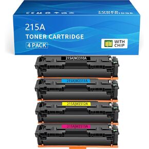 Compatible for HP 215A Toner Cartridges 4 Pack W2310A W2311A W2312A W2313A Toner for HP Color Laserjet Pro MFP M183fw M182nw Toner Cartridges