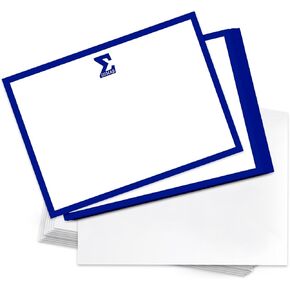 Desert Cactus phi beta sigma notecards PBS Gomab Divine 9 Stationery Cardstock 10 Pack تشمل الأظرف حفل Memo شكرًا لك (تصميم Notecard C)