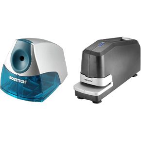 Bostitch Office Personal Electric Pencil Sharpener, Powerful Stall-Free Motor & Bostitch Impulse Drive, 30 Sheet Electric Stapler, No Jam Technology, Easy Reload, Black