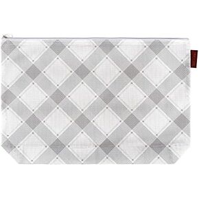 إنه Sew Emma Charcoal Mad for Plaid Project Bag