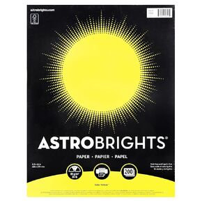 ورقة ملونة Astrobrights ، 8.5 "× 11" ، 24 رطلاً