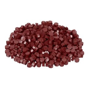 حبات شمع الختم باتيكيل ، 520 PCS شمع الختم ختم ختم الخطاب حبات الشمع الختم الكريات لون واحد لختم الطوابع وختم الحرف ، الوردي