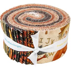 Teresa Kogut Bittersweet Farm Rolie Polie 40 2.5 بوصة Strips Jelly Roll Riley Blake RP-14850-40