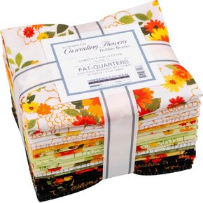 Debbie Beaves Flowerhouse Cascading 22 Fat Quarters Robert Kaufman Fabrics FQ-2132-22