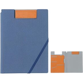 A4 Leather Padfolio Clipboard Folder, Leather Portfolio for Men and Women, Business Portfolio Binder, Business Card Holder Reciept Pocket A4 File& Document Sleeve, Notepad Clipboard