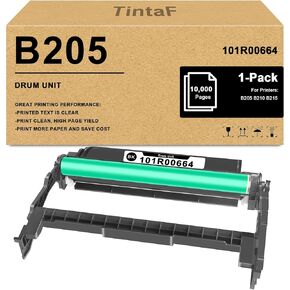 Drum Cartridge B205 B210 B215 Drum Unit 101R00664 Black (No Toner) Replacement for Xerox B205 B205 MFP B205NI B210 B210DNI B215 B215 MFP B215DNI Printer (10,000 Pages, 1-Pack)