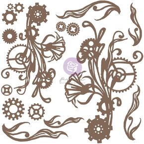 Prima Marketing 655350968915 Chipboard Diecut, Multicolored