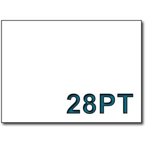 لوحة الدعم 5x7 (25 قطعة) - كرتون 28pt سميكة مع جوهر أبيض صلب - صور استثنائية للفيلم والفنون/المنتجات التغليف لمدة 5 "× 7"
