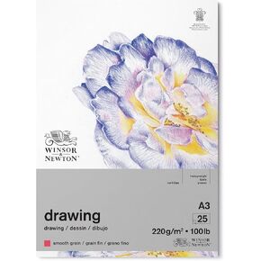 ورق الرسم في Winsor & Newton ، A5 ، أبيض طبيعي