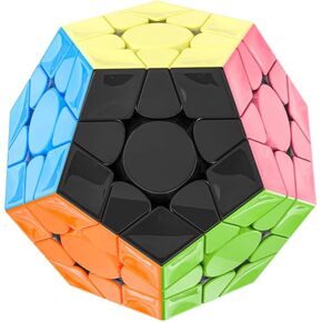 CORTPEED GAN MEGAMINX V2 SNACHERLING BLACK MAGLEV UV Speed ​​Cube GAN MEGAMINX V2 MAGLEV UV لغز ملتصق