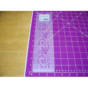 Quilting Creations Nordic Scroll Quilt Stencil, 1-1/2"