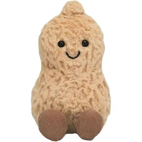 Aimery Cute Peanut Plush Toy, 6.5" Soft Stuffed Doll, Peanut Plushies Pillow Gifts for Kids Girlf Friend Birthday