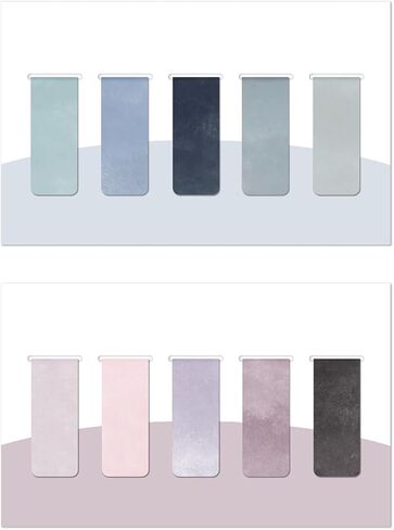 2024 New Magnetic Bookmarks, 10 Beautifully Designed, Durable, Strongly Magnetic, Perfect Bookmarks for Men and Women, Students and Offices. in Saudi Arabia