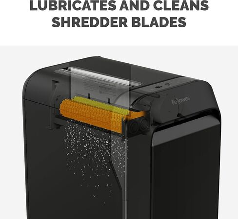 Fellowes Powershred LX22M 20-Sheet Micro Cut Paper Shredder (5263501) and Powershred Performance Paper Shredder Lubricant Sheets in Saudi Arabia
