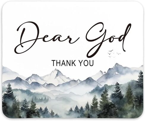 QIYUHOY Inspirational Christian Mouse Pad,Religious Gifts for Women,Christian Gifts Non-Slip Rubber Base Mousepads for Home Office Dorm Desk Decor,9.5x7.9 inches in Saudi Arabia