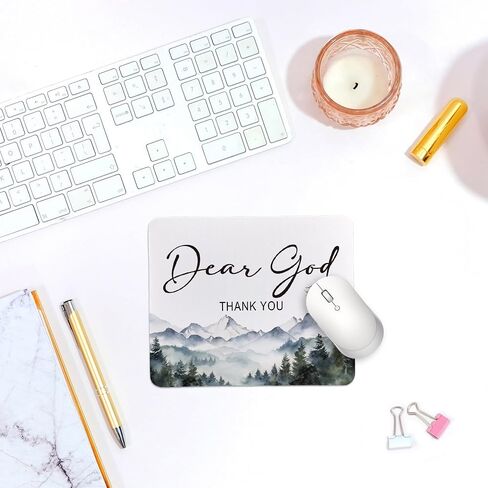 QIYUHOY Inspirational Christian Mouse Pad,Religious Gifts for Women,Christian Gifts Non-Slip Rubber Base Mousepads for Home Office Dorm Desk Decor,9.5x7.9 inches in Saudi Arabia