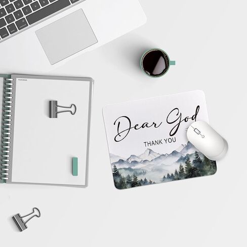 QIYUHOY Inspirational Christian Mouse Pad,Religious Gifts for Women,Christian Gifts Non-Slip Rubber Base Mousepads for Home Office Dorm Desk Decor,9.5x7.9 inches in Saudi Arabia
