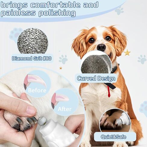 عجلات طاحونة الظفر الكلب 2pcs ، عجلات طحن الماس متوافقة مع Casfuy ، lopsic ، yabife ، luckylain ، boomki ، ومعظم العلامات التجارية in Saudi Arabia