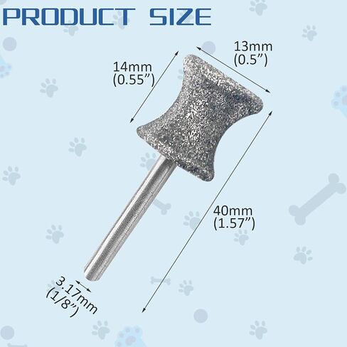 عجلات طاحونة الظفر الكلب 2pcs ، عجلات طحن الماس متوافقة مع Casfuy ، lopsic ، yabife ، luckylain ، boomki ، ومعظم العلامات التجارية in Saudi Arabia