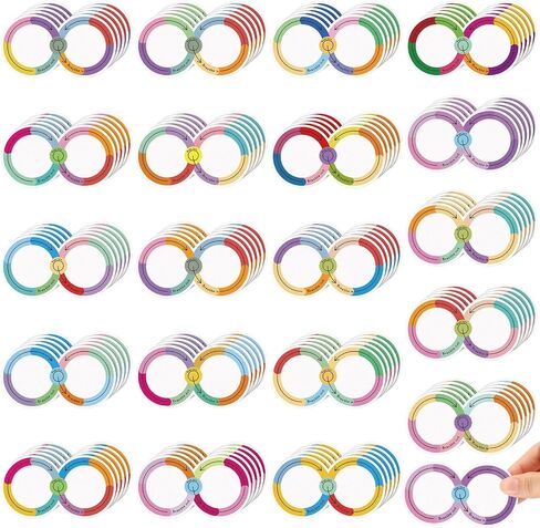 Crtiin 100 Pack Sensory Strips Anxiety Mindfulness Breath Calm Stickers Adhesive Texture Rough Tactile Fidget Tape for Mental Health Relief Anti Stress Stickers(Expression) in Kuwait