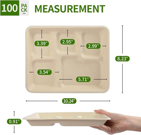 100 عبوة من صواني الطعام الكبيرة جدًا مقاس 35.56 سم للاستعمال مرة واحدة لأرجل سرطان البحر والمحار جراد البحر، وحفلات شواء المأكولات البحرية تستخدم أطباق ورقية كبيرة مقاس 35.56 سم in Kuwait