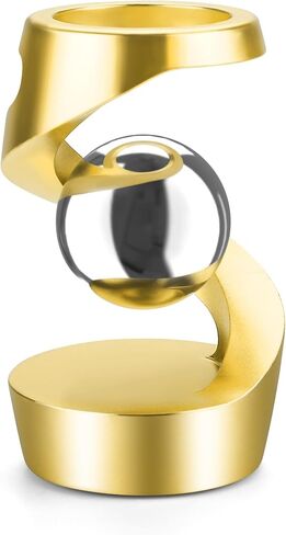 Kinetic Desk Toys, Kinetic Spinning Desk Toy, Desk Fidgets for Office for Adults, Metal Fidget Toys for Kids Teens (Grey Rose Gold) in Saudi Arabia