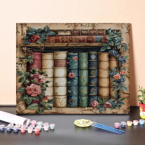 Huldfrda Pare Paint بواسطة مجموعات الأرقام على القماش ، والنساء المكسيكي الطلاء بواسطة أرقام أرقام ، ورسم الصبار المكسيكي بأرقام للبالغين ، والألوان بأرقام ديكور الفن ، 16 x20 بوصة in Kuwait