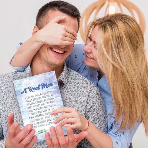 Funny Fathers Day Card for Husband,A Real Men,Sweet Father’s Day Gift from Wife,Wonderful Father's Day Card to My Husband in Kuwait