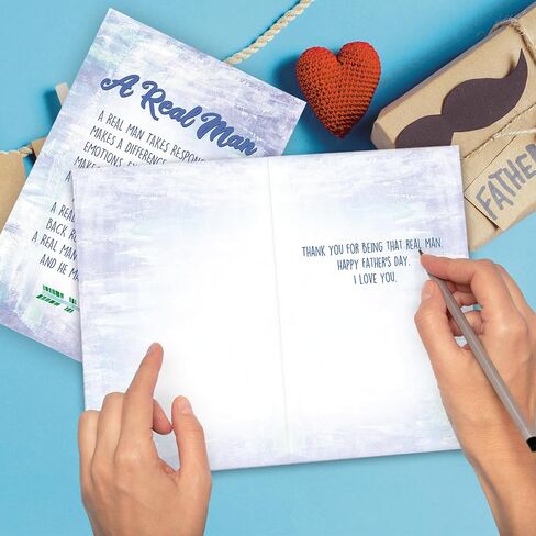 Funny Fathers Day Card for Husband,A Real Men,Sweet Father’s Day Gift from Wife,Wonderful Father's Day Card to My Husband in Kuwait
