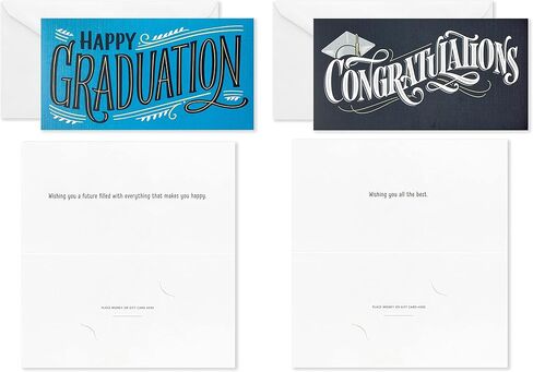 Hallmark Graduation Money Holders or Gift Card Holders Assortment with Envelopes, Hats Off (36 Cards and Envelopes) in Kuwait