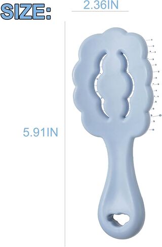 سحابة شكل فرشاة صغيرة للكلاب - فرشاة دبوس ناعمة للاشتعال اللطيفة ومشط شعر جرو للتدليك للمالطين ، شيه زوس ، يوركز ، والجرو ، الوردي in Kuwait