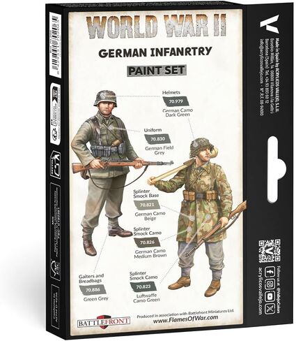 Vallejo VAL70202 Farb, Sowjetiche Panzerung und Infanterie, AV نموذج الألوان مجموعة الحرب العالمية الثانية درع سوفييتي والمشاة in Kuwait