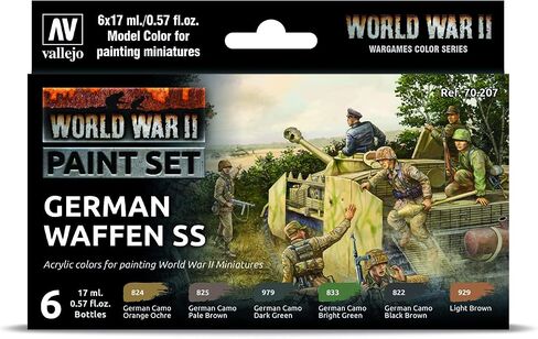 Vallejo VAL70202 Farb, Sowjetiche Panzerung und Infanterie, AV نموذج الألوان مجموعة الحرب العالمية الثانية درع سوفييتي والمشاة in Kuwait