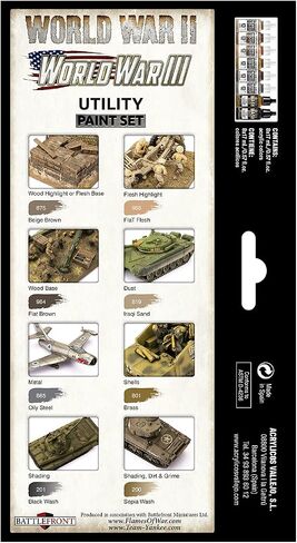Vallejo VAL70202 Farb, Sowjetiche Panzerung und Infanterie, AV نموذج الألوان مجموعة الحرب العالمية الثانية درع سوفييتي والمشاة in Kuwait