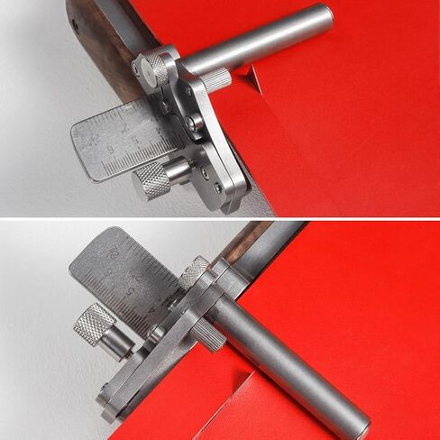 SiiRo Leather Strap Cutter, Aluminium Alloy Leather Strip Cutting Machine, Adjustable Manual Leather Belt Cutter Tool for DIY Leathercraft in Kuwait