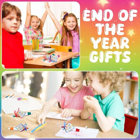 24 Pack End of Year Gifts for Students 4-in-1 Ballpoint Pens Retractable Shuttle Pens with End of Year Tags for School Classroom Prizes Gifts Exchange Classroom Party Favors Supplies in Kuwait
