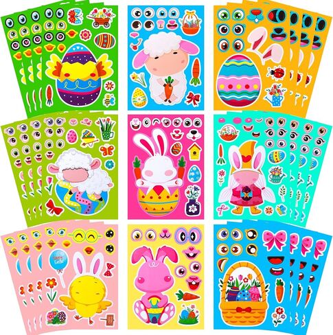 32 Sheets Thanksgiving Turkey Stickers for Kids Make a Turkey Face Stickers Pumpkin Fall Thanksgiving Party Games Favors for Kids (Thanksgiving) in Saudi Arabia
