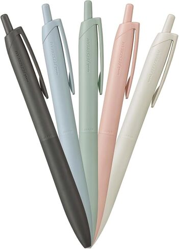Mitsubishi Pencil HSXNSL055PMIX Oil Based Ballpoint Pen Jet Stream Light Touch Ink 5 Pack 0.5 Mix in Saudi Arabia