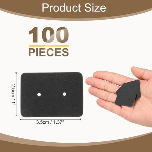 UXCELL 100 PCS بطاقات عرض القرط ، 1.37 "X1" بطاقات الورق المقوى الدائري مع 2 فتحة عبوة ورق المجوهرات لبيع مجوهرات الأعمال الصغيرة صنع سلسلة مفاتيح ، أخضر فاتح in Saudi Arabia