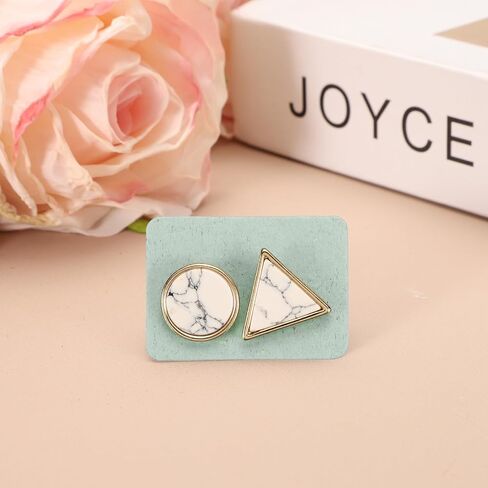 uxcell 100 Pcs Earring Display Cards, 1.37"x1" Ring Cardboard Cards with 2 Holes Jewelry Paper Packaging for Selling Small Business Jewelry Making Keychain, Light Green in Saudi Arabia