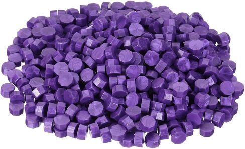 PATIKIL Sealing Wax Beads, 720 Pcs Wax Seal Stamp Envelope Letter Wax Seal Beads Pellets Single Color for Stamp Sealing and DIY Craft, Orange in Saudi Arabia