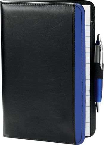 Junior Padfolio Folder - A5 Portfolio Binder Case with 5 x 8 Writing Pad and Interior Storage Pocket Executive Business Organizer for Men Women, Green. in Kuwait