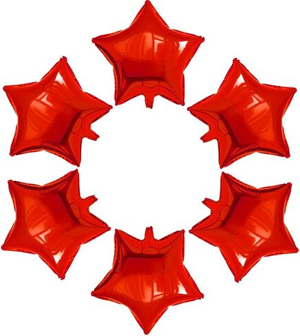 24 PCS 18 "Gold Star Balloons Foil Balloons بالون Mylar للاستحمام الطفل ، والكشف عن الجنس ، أو حفل زفاف ، أو حفلة موسيقية سحرية أو حزب الخطوبة in Kuwait